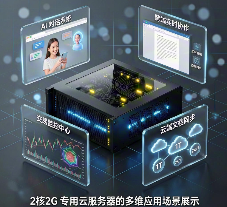 2核2G云服务器的应用场景展示图 2核2G云服务器的应用场景展示图